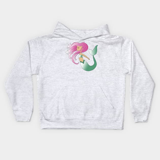 mermaids Kids Hoodie by tiffytiff